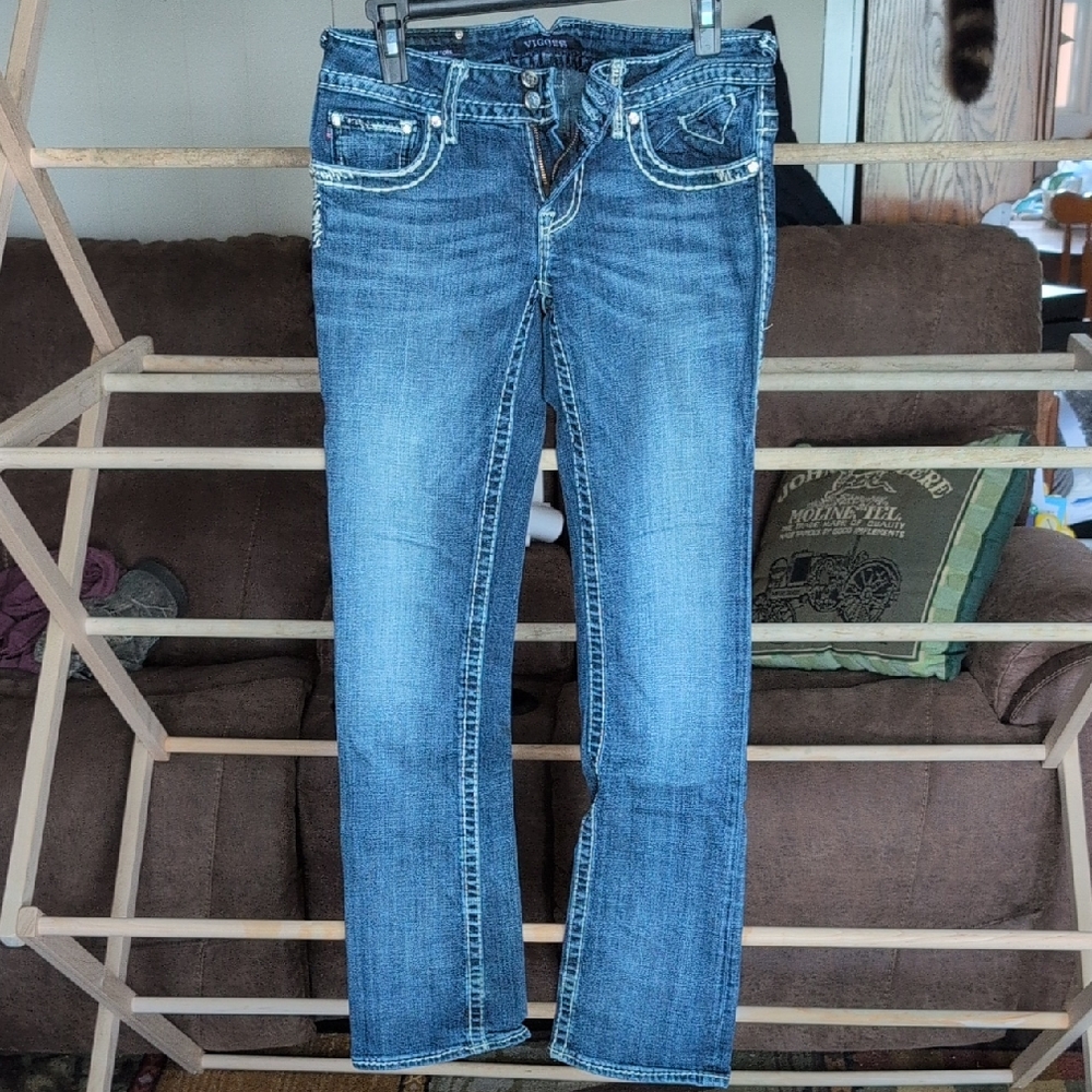 Vigoss Blue Boot Cut Jeans with Stretch